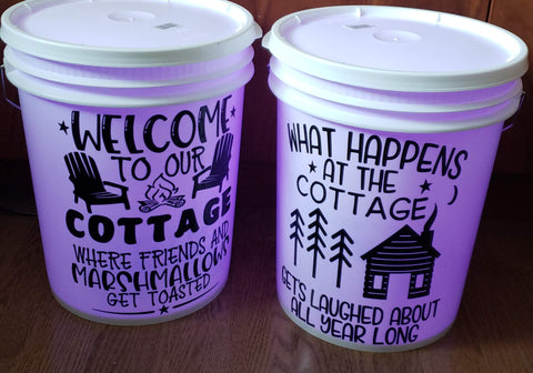 Design a camping bucket