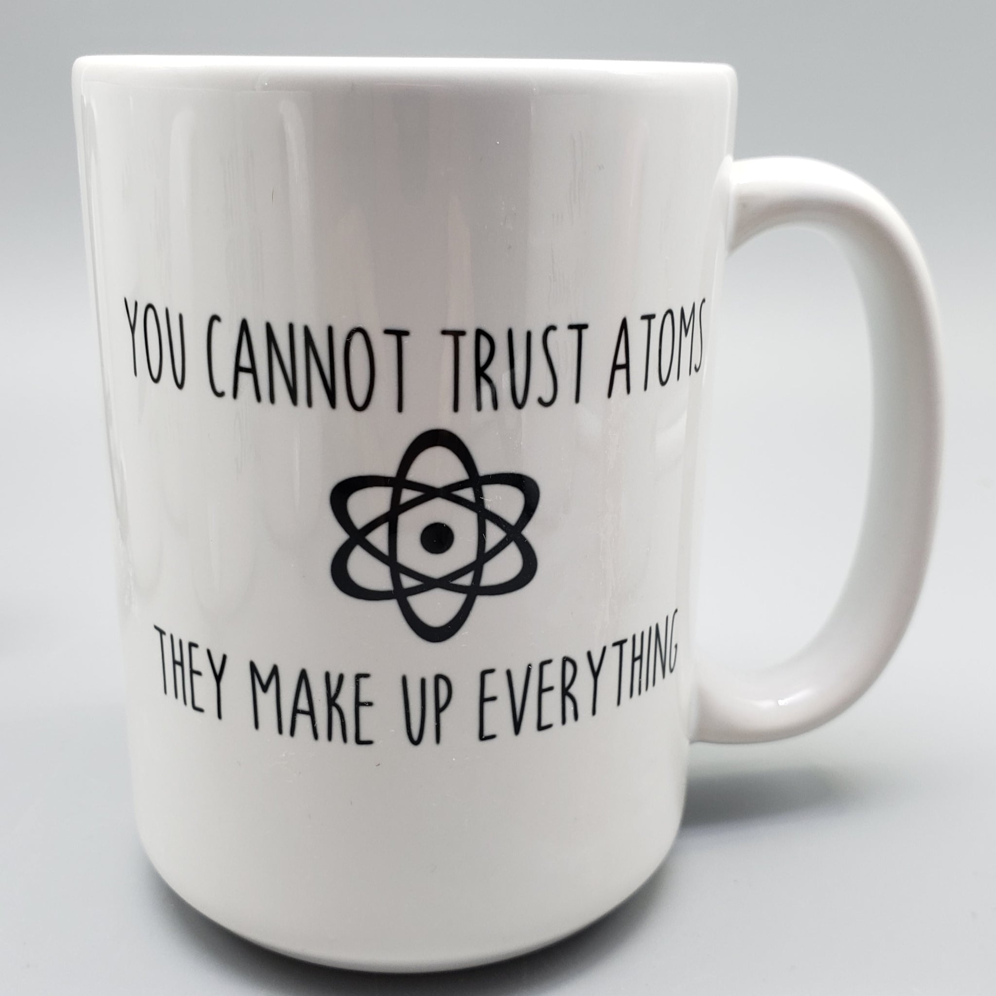 Cannot trust atoms