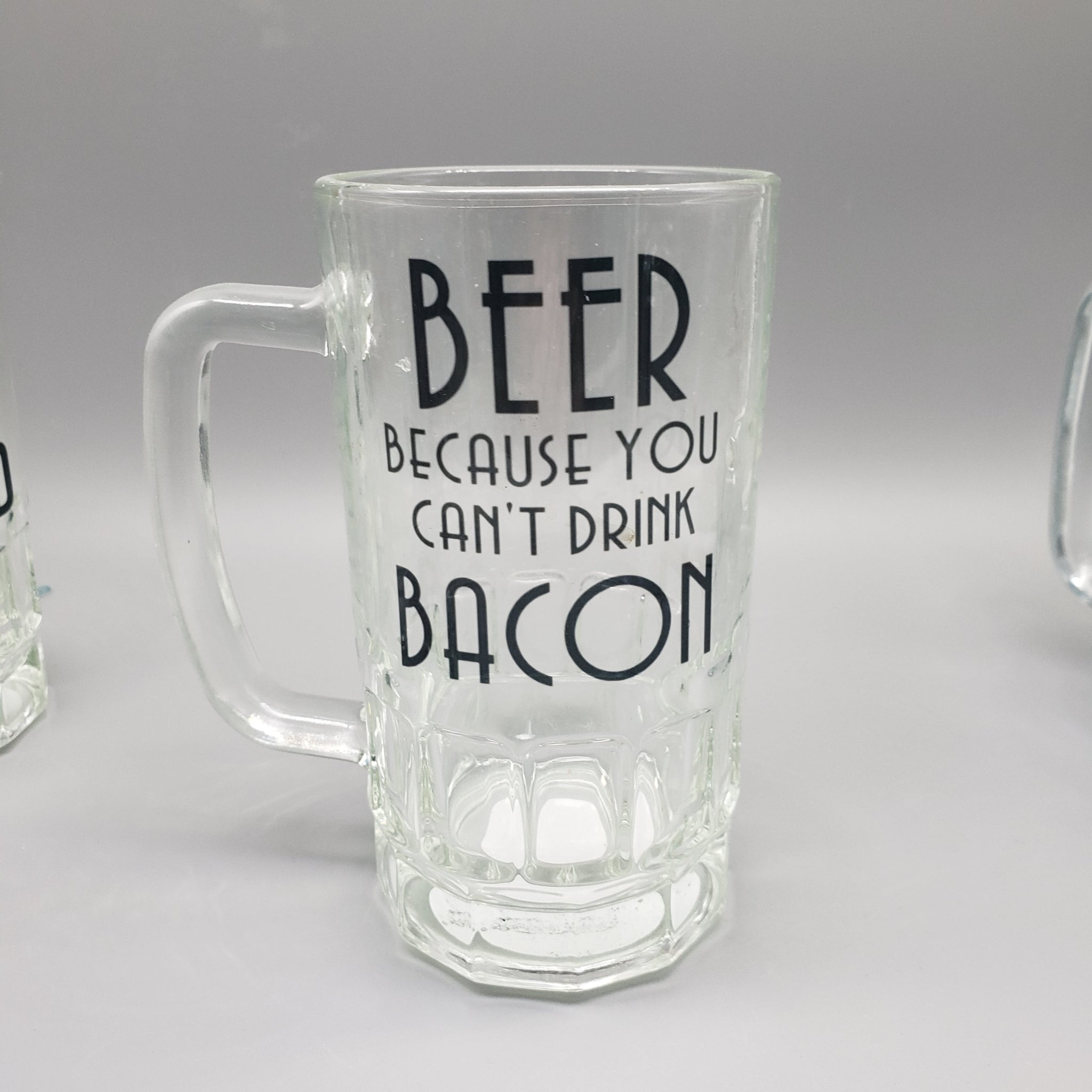 Beer because you can't eat bacon
