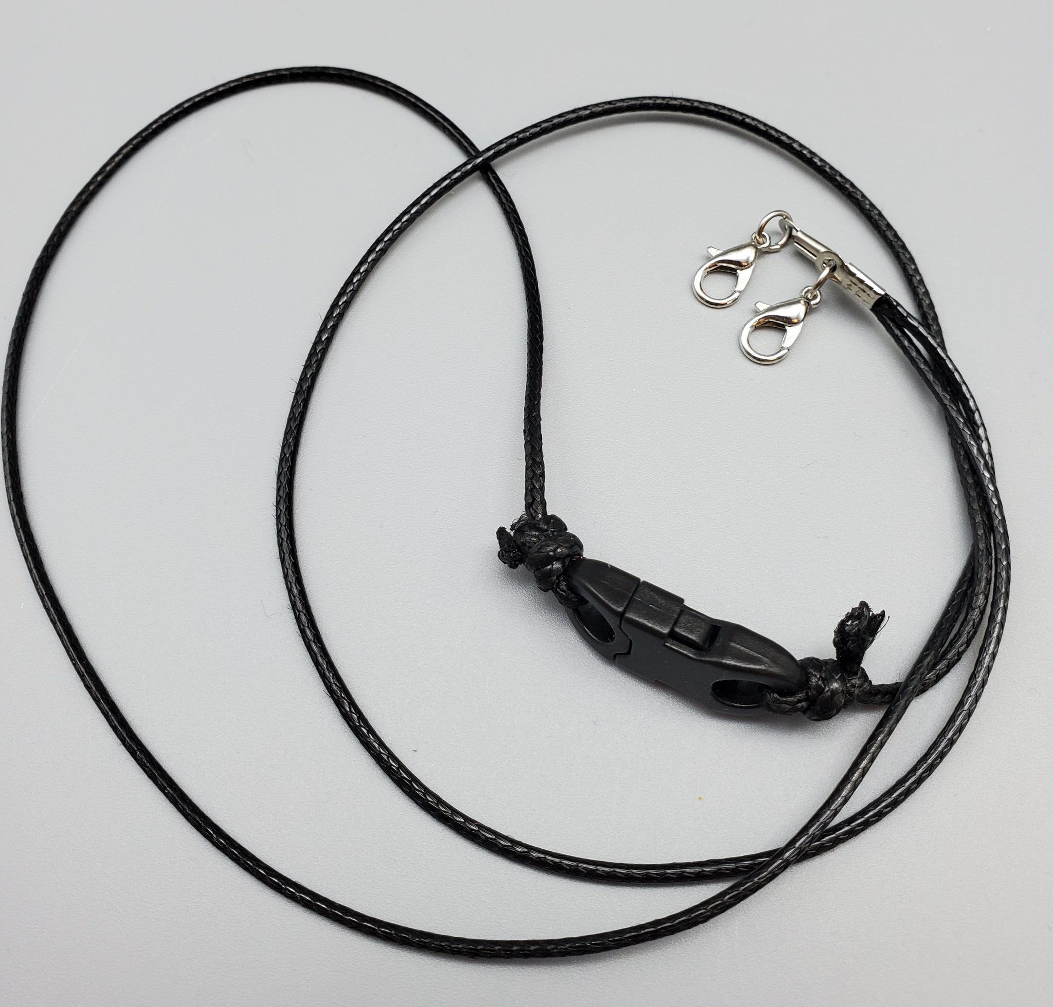 Mask lanyard - waxed cotton