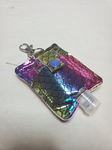 Sanitizer Clip On - Rainbow Scales