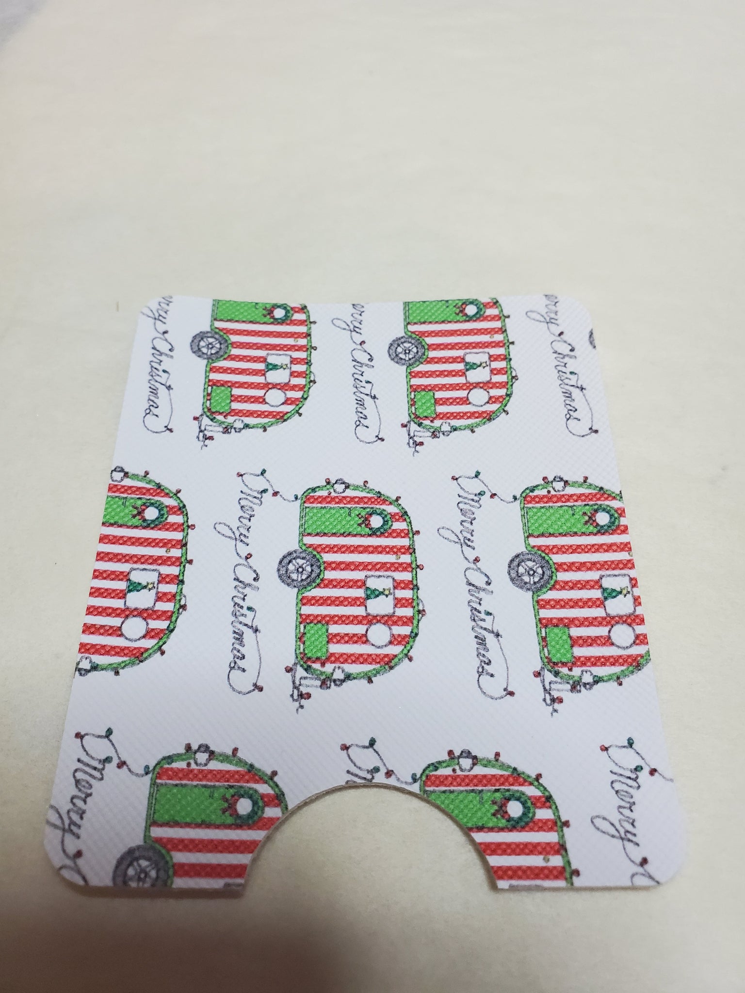 Sanitizer Clip On - Christmas Trailer