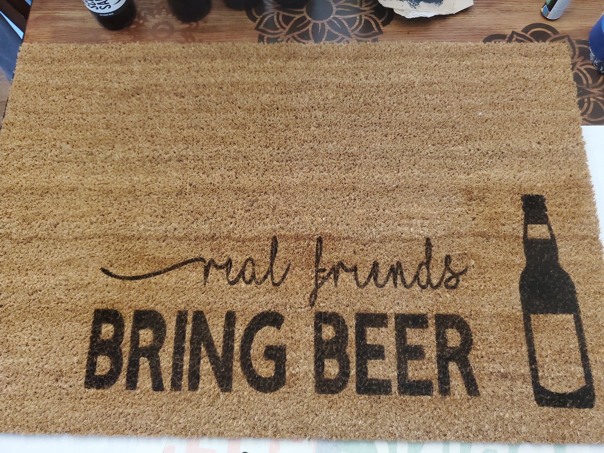 Design a door mat