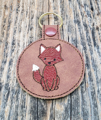 Fox key fob / bag clip