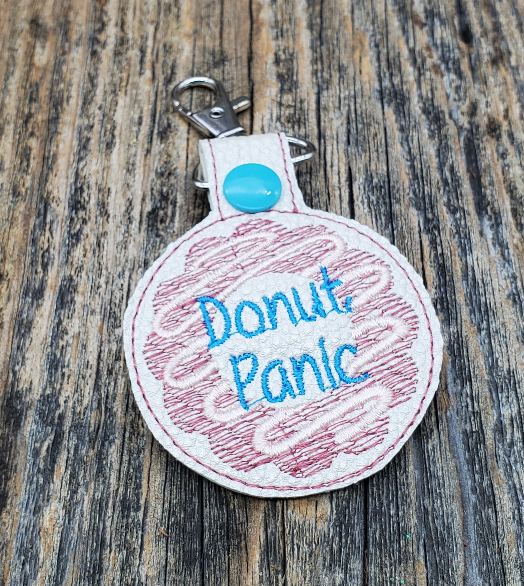 Donut panic key fob / bag clip