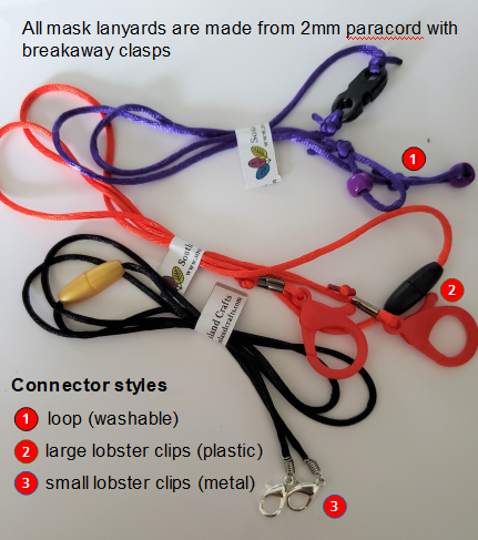 Mask Lanyard - Dark Green