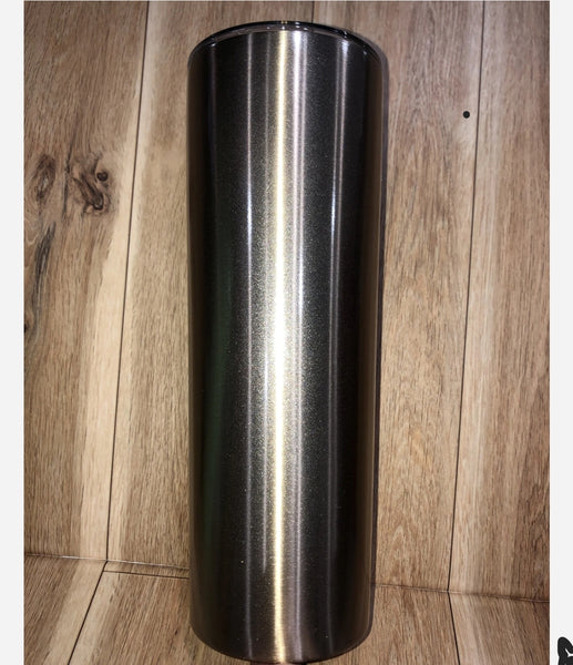 Design a stainless steel tumbler with lid